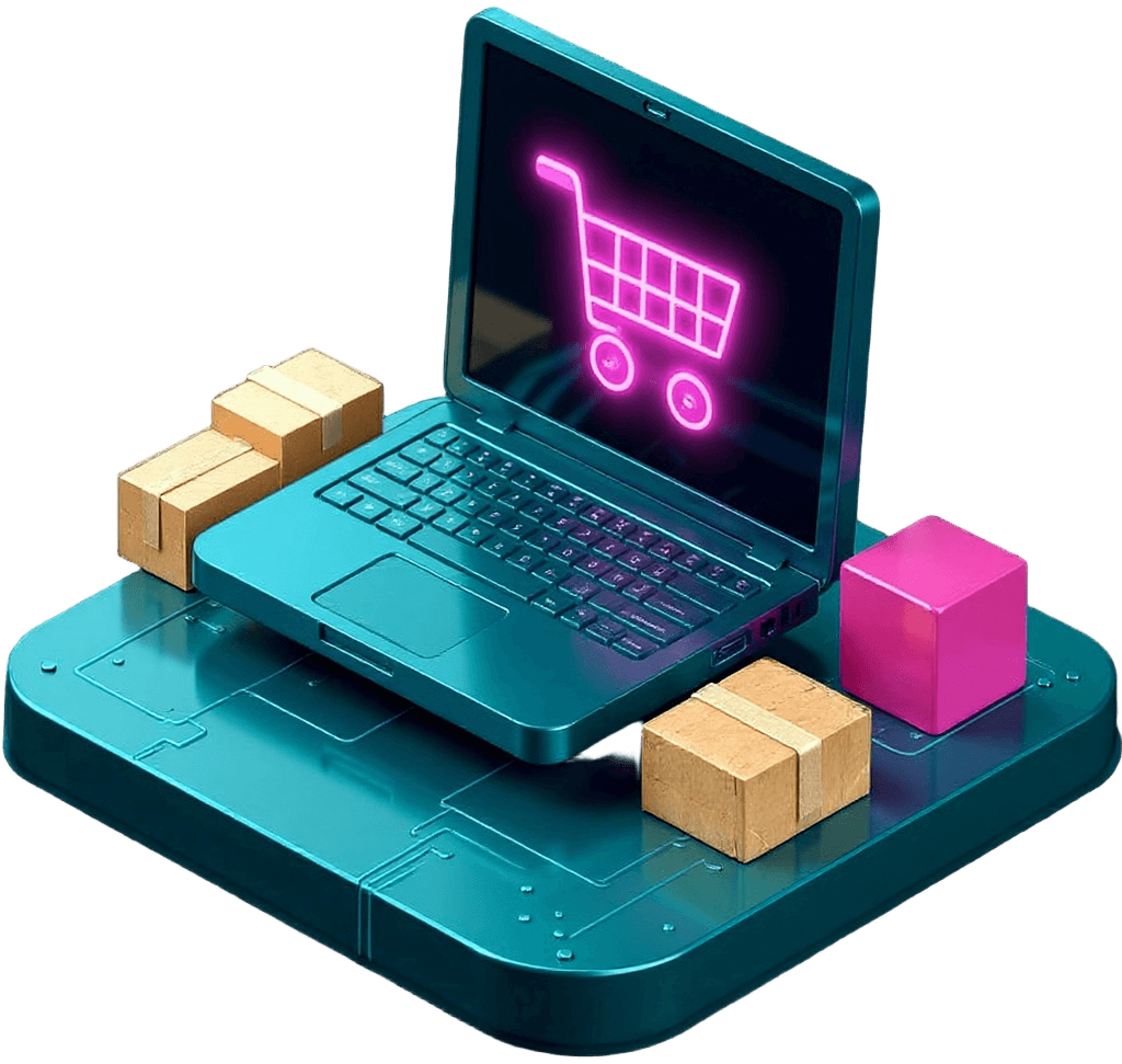 Иллюстрация автоматизации e-commerce